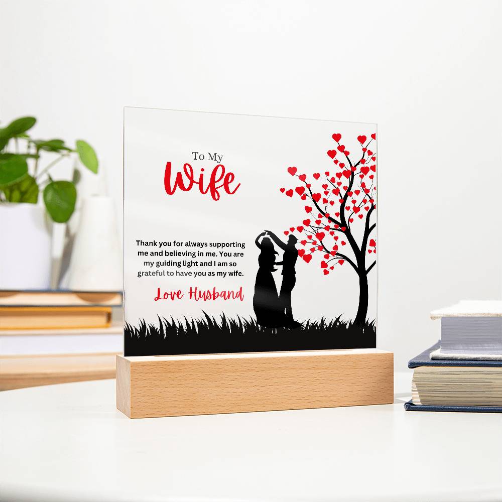 Wife, To My Wife Acrylic