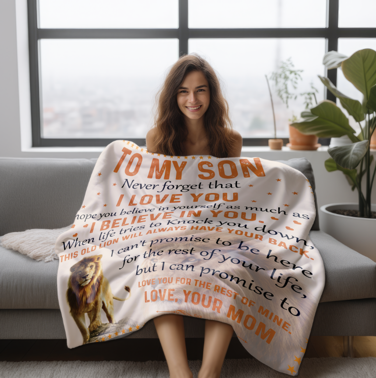 To My Son | FLM Arctic Fleece Blanket 50x60.