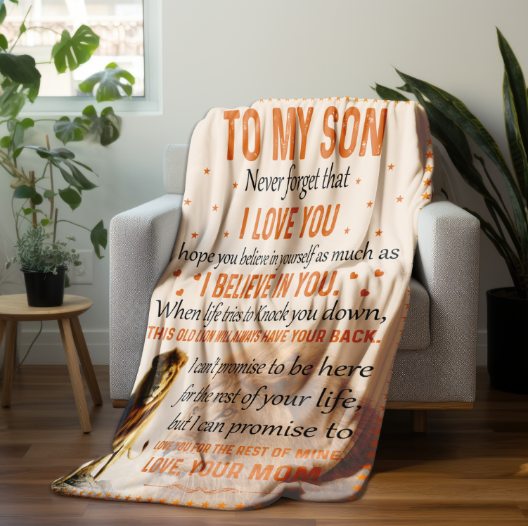 To My Son | FLM Arctic Fleece Blanket 50x60.